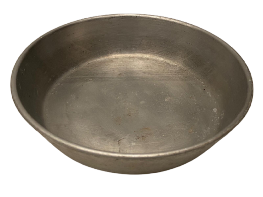 1950 METAL ALÜMİNYÜM ASKER  KARAVANA AVCI TİPİ YEMEK PİŞİRME YAPMA SETİ KABI