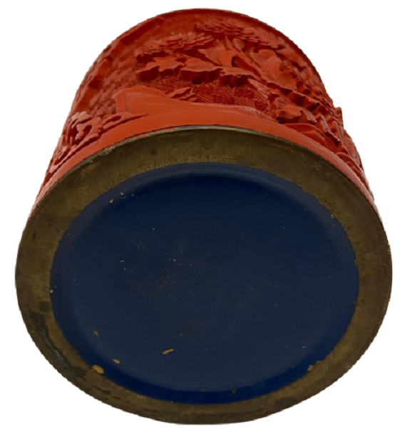 1950 METAL DIŞI KABARTMA İŞLEMELİ MAKYAJ PAMUK MUHAFAZA KAPAKLI  KUTU