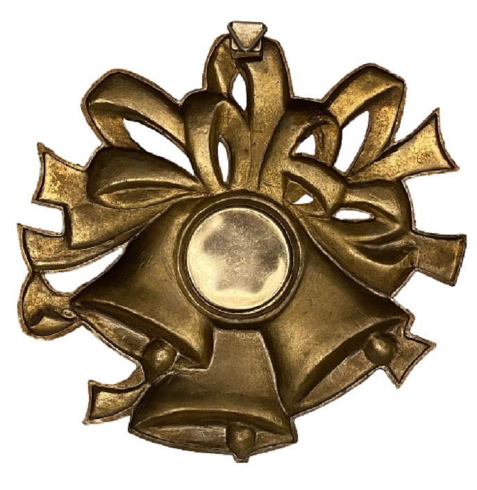 DERECE NOEL YENİ YIL  AMBLEMLİ ÜC ÇAN İŞLEMELİ  ODA İÇERSİ TERMOMETRE