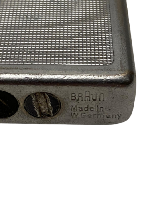 1960 BLACK BRAUN MACH 2  DIETER RAMS LİGHTER BATI ALMANYA BRAUN MANYETOLU GAZLI ÇAKMAK