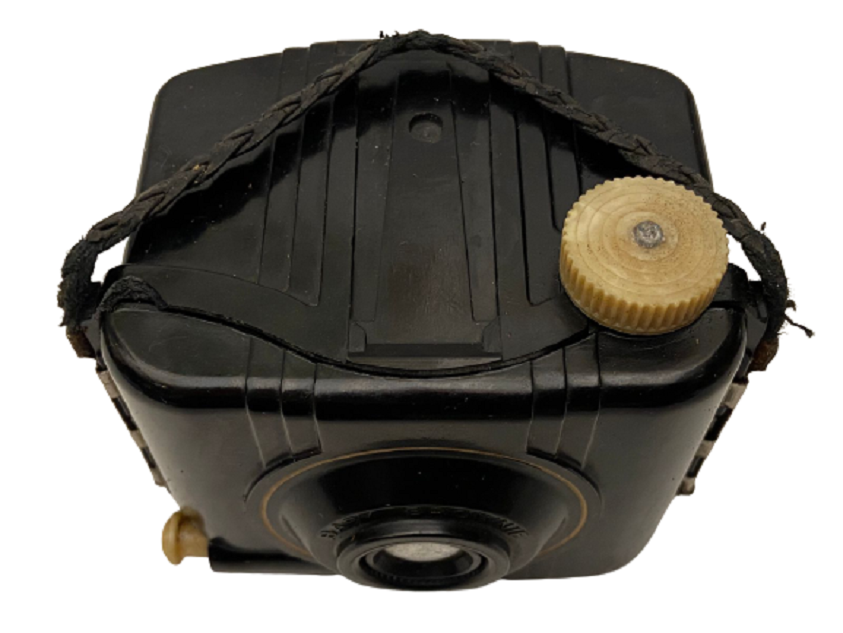 1940 BABY BROWNIE SPECIAL CAMERA  KAHVERENGİ BAKALİT KUTU MARKA DERİ ÇANTALI FOTOĞRAF MAKİNESİ