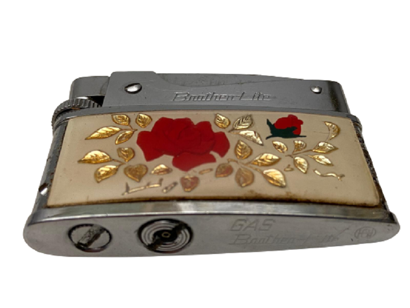 BROTHER LİTE LİGHTER GÜL  İŞLEMELİ GAZLI TAŞLI ÇAKMAK