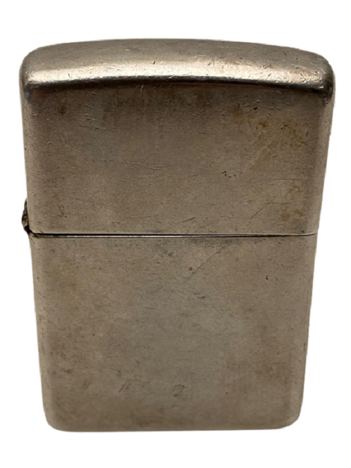 1950 ORJİNAL GÜMÜŞ BENZİNLİ ZİPPO ÇAKMAK USA BRADFORD P.A.  F-XII SİLVER LİGHTER