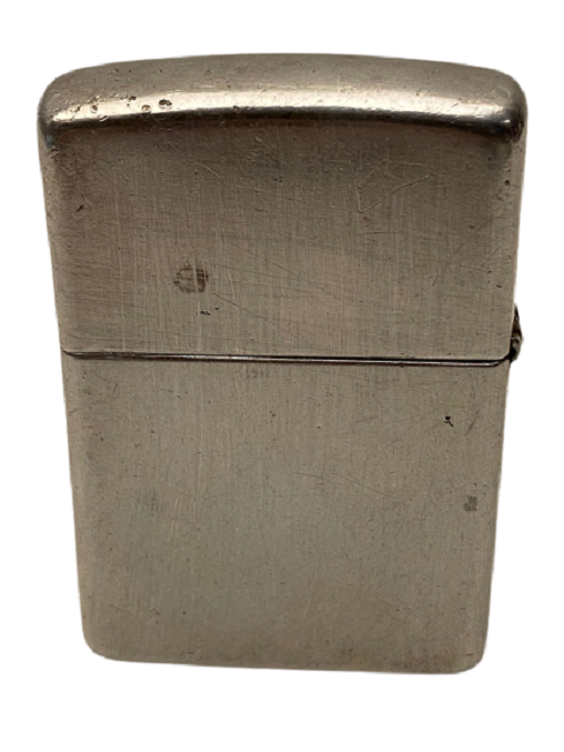 1950 ORJİNAL GÜMÜŞ BENZİNLİ ZİPPO ÇAKMAK USA BRADFORD P.A.  F-XII SİLVER LİGHTER