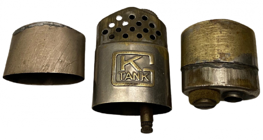 1950 K TANK LİGHTER  MARKA 3 PARÇA AYRILABİLEN BENZİNLİ TAŞLI MEKANİK CARKLI ÇAKMAK