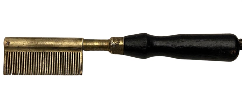 1920 USA AMERİKAN  ELEKTRİKLİ PİRİNC TARAKLI ELEKTİRİKLİ ISITICILI KUAFÖR SAÇ TARAĞI