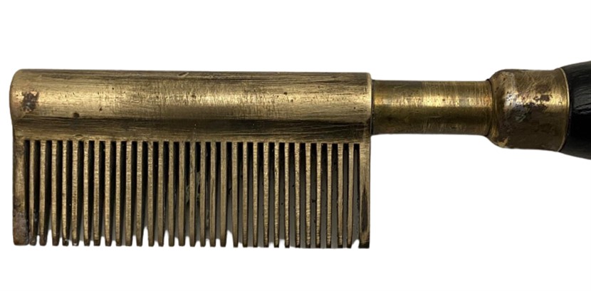 1920 USA AMERİKAN  ELEKTRİKLİ PİRİNC TARAKLI ELEKTİRİKLİ ISITICILI KUAFÖR SAÇ TARAĞI