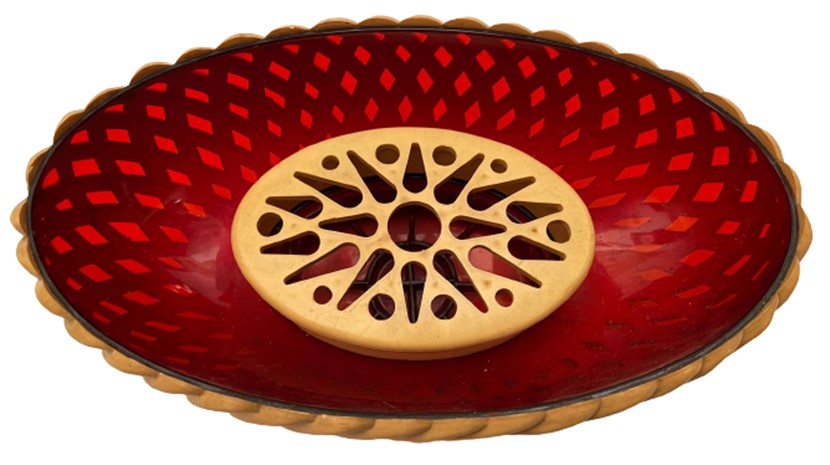 1960 GERMANY EMSA MARKA PLASTİK MEYVA CEREZ KASE