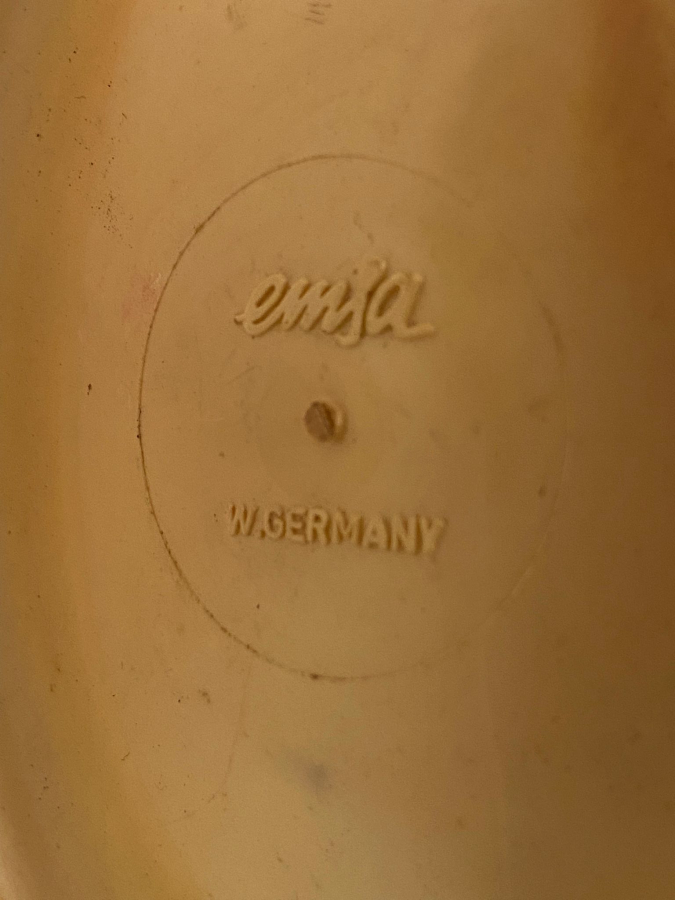 1960 GERMANY EMSA MARKA PLASTİK MEYVA CEREZ KASE