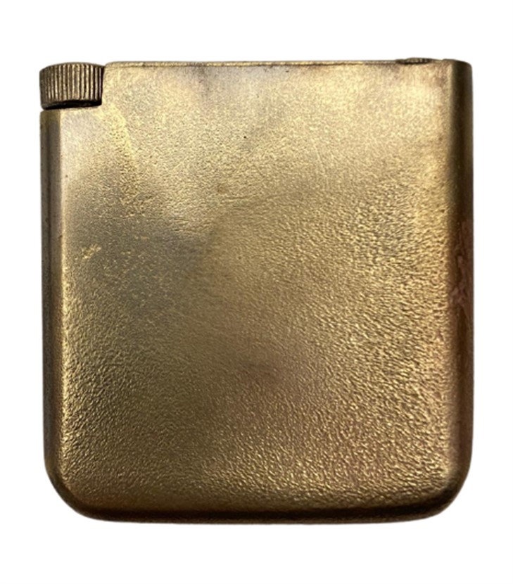 1950 GES AUSTRIA LİGHTER ORİJİNAL PİRİNC BENZİNLİ SÜRTME CUBUKLU MEKANİK KİBRİT ÇAKMAK