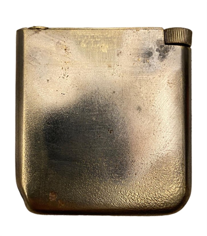 1950 GES AUSTRIA LİGHTER ORİJİNAL PİRİNC BENZİNLİ SÜRTME CUBUKLU MEKANİK KİBRİT ÇAKMAK