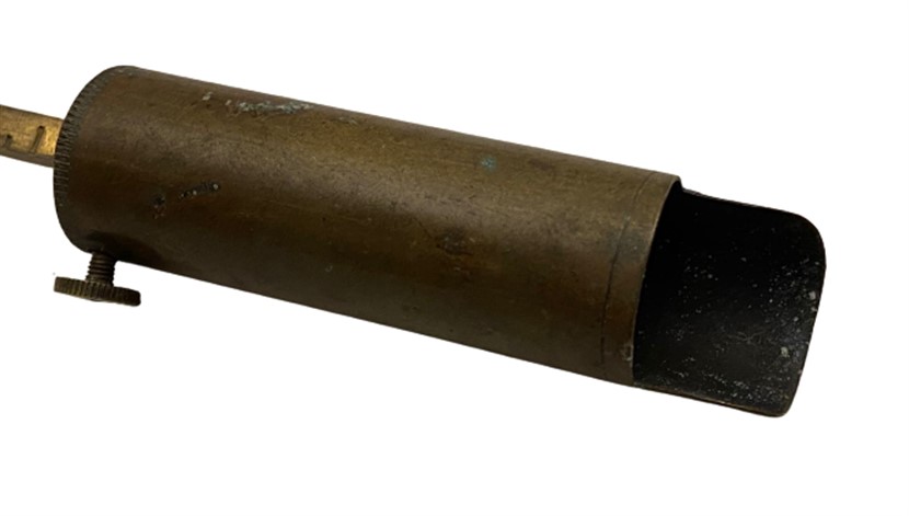 1900 ORJİNAL OSMANLI BRONZ BARUT ÖLCER  DOLUM CUBUK GRAM AYARLI ÖLÇÜ ALETİ