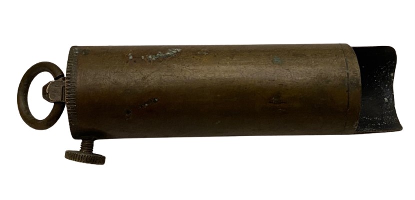 1900 ORJİNAL OSMANLI BRONZ BARUT ÖLCER  DOLUM CUBUK GRAM AYARLI ÖLÇÜ ALETİ