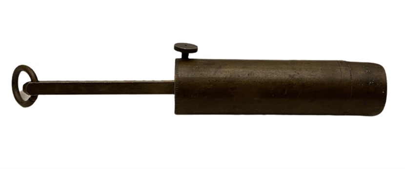 1900 ORJİNAL OSMANLI BRONZ BARUT ÖLCER  DOLUM CUBUK GRAM AYARLI ÖLÇÜ ALETİ