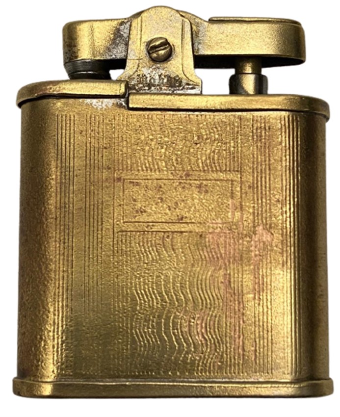 NOBLE SHELL LİGHTER ÜZERİ İNSİYALLI DAMGALI MEKANİK TAŞLI ÇAKMAK