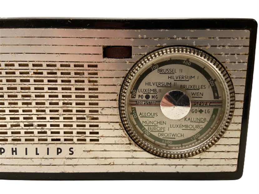 ANTİQUE GERMANY PHILIPS CLOCK ALARM RADIO PHILIPS MASA ÜZERİ RADYO VE SAAT ALARM