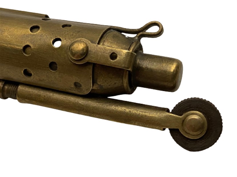 TRENCH LİGHTER EL YAPIM SİPER CAKMAGI PİRİNC RUZGARLIKLI MEKANİK BENZİNLİ CARKLI TAŞLI ÇAKMAK