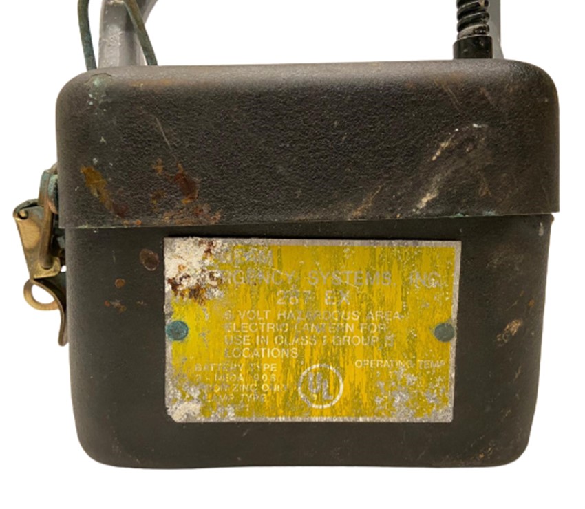  TELEDYNE 287EX BIG BEAM LAMP LIGHT TAŞINABİLİR MADENCİ EL FENERİ