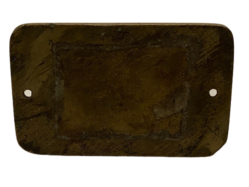 1950 BRONZ PTT ŞUBELERİNDE BULUNAN POSTA PULU YAPIŞTIRILMASINDA KULLANILAN  MERDANELİ PUL ISLATMA ALETİ