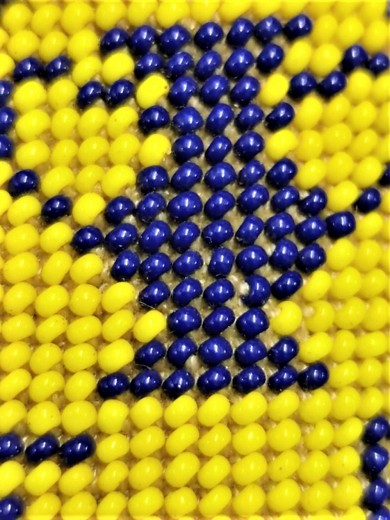 1961 ŞAMPİYONLUK KUPASI HATIRASINA YAPILMIŞ FENERBAHCE FUTBOL TAKIMI SARI LACİVERT EL YAPIMI HAPİSHANE İŞİ BONCUK İŞİ ANAHTARLIK 