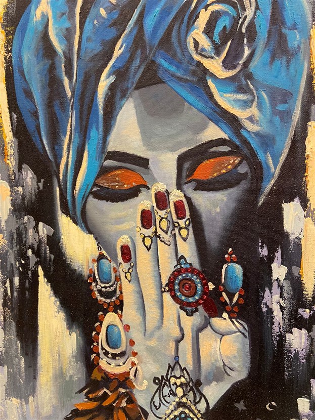 SANATCI İMZALI  A. NEMETİ KANVAS TUVAL ÜZERİ YAĞLI BOYA  CALIŞMA TABLO