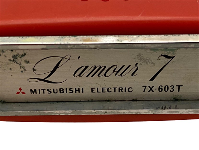 1971 JAPAN MITSUBISHI ELECTRIC 7X-603T L'AMOUR 7 POCKET RADIO PİLLİ CEP RADYOSU 