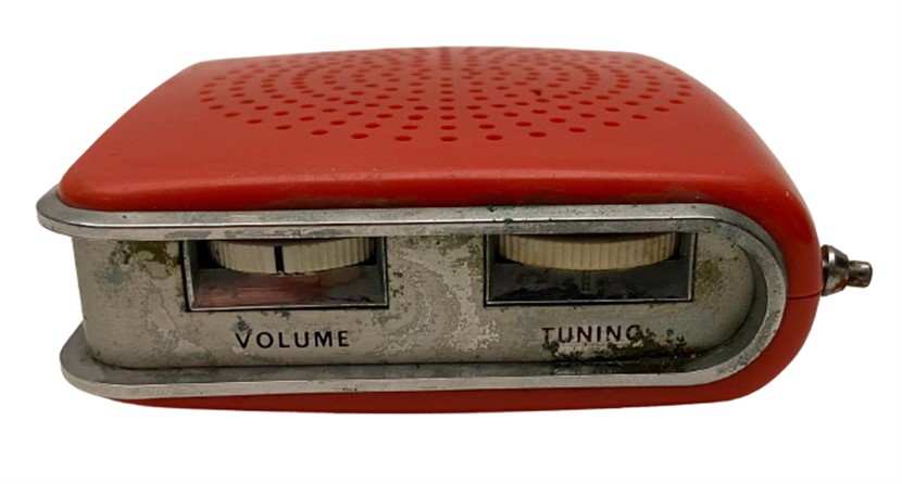 1971 JAPAN MITSUBISHI ELECTRIC 7X-603T L'AMOUR 7 POCKET RADIO PİLLİ CEP RADYOSU 