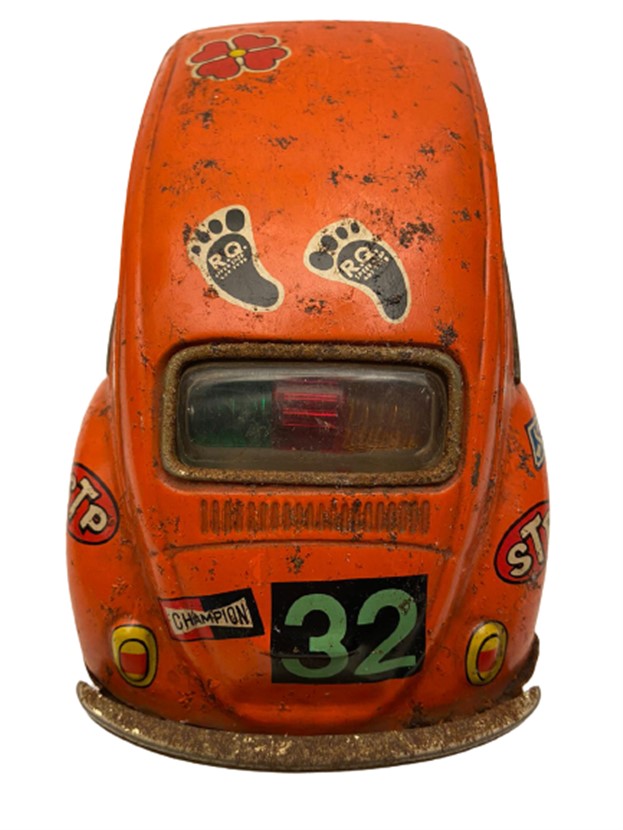 TAIYO VW BEETLE CHALLENGER RACE CAR VOLKSWAGEN BEETLE TENEKE OYUNCAK ARABA 32 NUMARALI