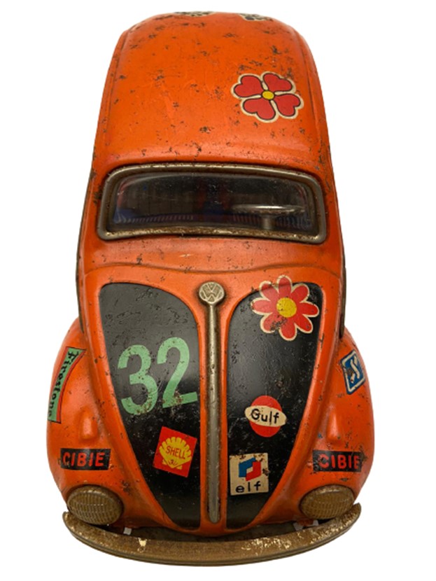 TAIYO VW BEETLE CHALLENGER RACE CAR VOLKSWAGEN BEETLE TENEKE OYUNCAK ARABA 32 NUMARALI