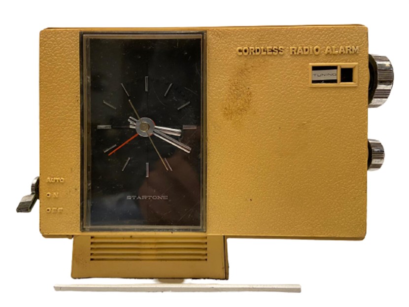 1960 STARTONE CORDLESS RADIO ALARM CLOCK ÇALAR SAATLİ RADYO