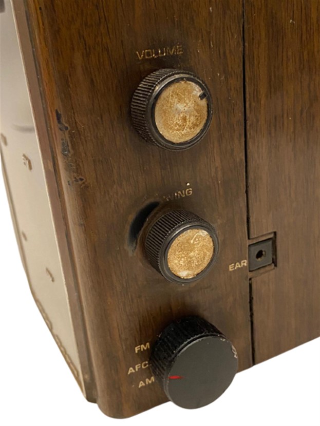 1972 JAPAN FM/AM ALL TRANSİSTOR DİGİTAL CLOCK RADİO KC783  VINTAGE HITACHI SOLID STATE SAATLİ RADYO 