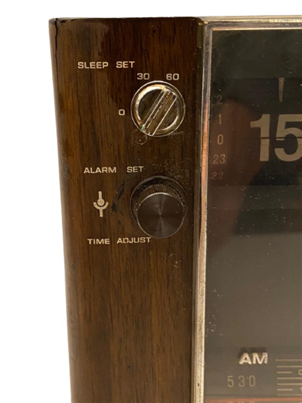 1972 JAPAN FM/AM ALL TRANSİSTOR DİGİTAL CLOCK RADİO KC783  VINTAGE HITACHI SOLID STATE SAATLİ RADYO 