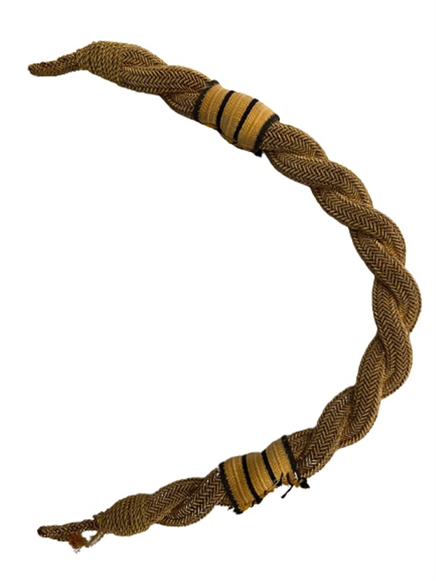 EL YAPIMI TEL ÖRME ASKERİ MERASİMLERDE TAKILAN SUBAY OMUZLUK 