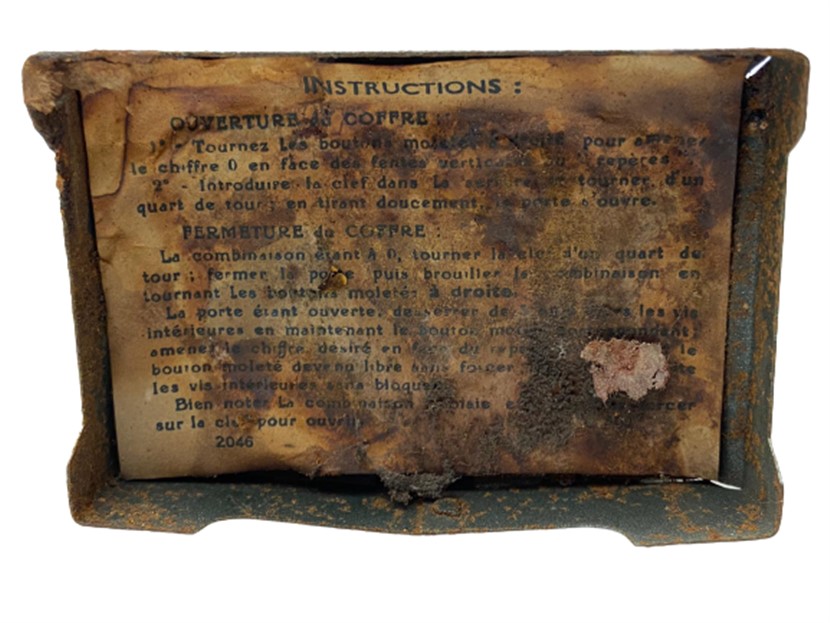 FRANSIZ BANK ONIS FRANCE COFFRE FOR JEP TENEKE KASA FORMUNDA  KUMBARA