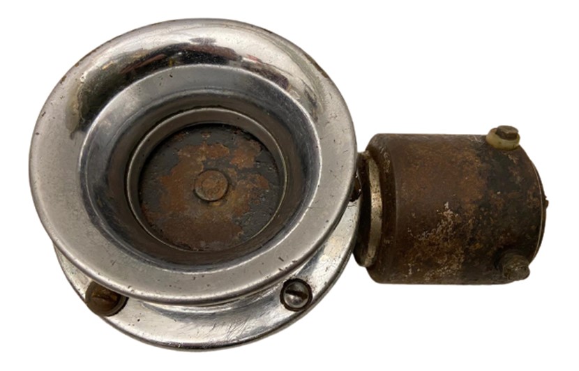 1909 ROLLS ROYCE KLAXON HORN OTO KORNASI KROM NİKELAJ BORU 25787