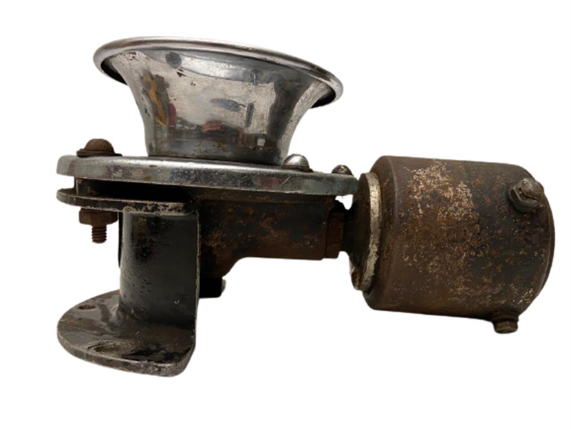1909 ROLLS ROYCE KLAXON HORN OTO KORNASI KROM NİKELAJ BORU 25787
