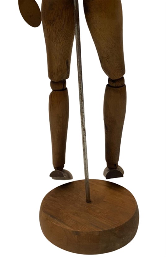 1960 AHŞAP HAREKETLİ İNSAN ANATOMİ FİGÜRÜ HAREKETLİ  MAKET