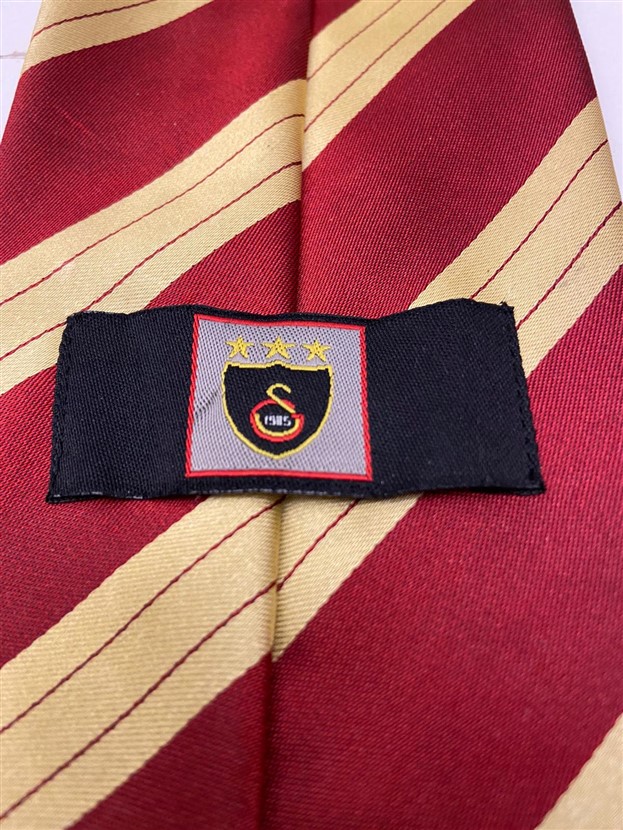 GALATASARAY SPOR KULÜBÜ LİSANSLI SARI KIRMIZI RENKLERDE BOYUN BAGI  KRAVAT