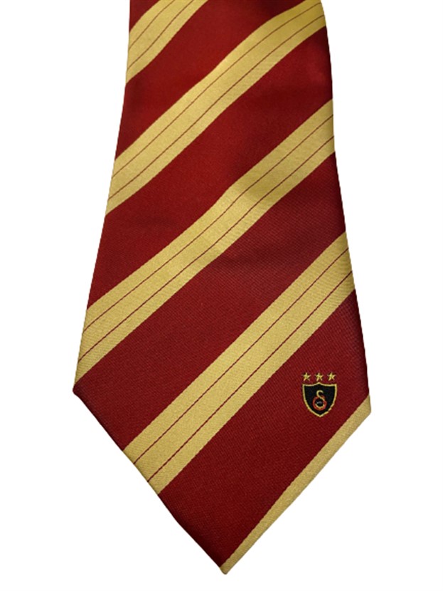GALATASARAY SPOR KULÜBÜ LİSANSLI SARI KIRMIZI RENKLERDE BOYUN BAGI  KRAVAT