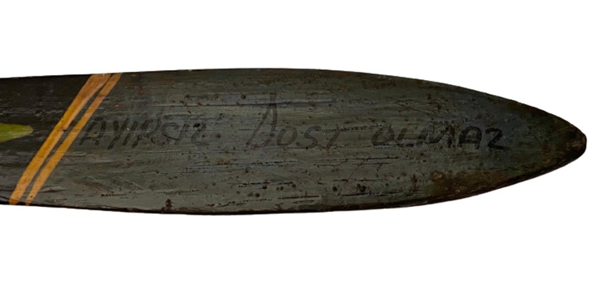 TEK PARCA AHŞAPDAN OYMA EL YAPIMI & EL KÖK BOYAMA KONYA TAHTA KAŞIK AYIPSIZ DOST OLMAZ ATA SÖZÜ