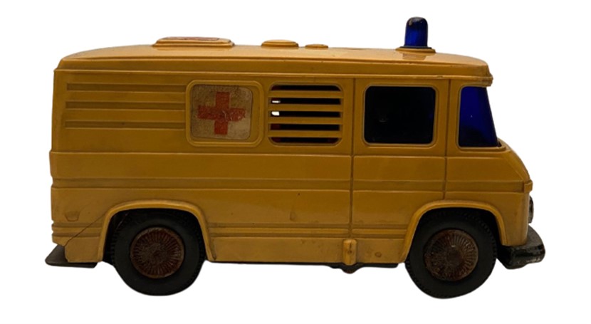 1967  DAIYA JAPAN MERCEDES BENZ 0309 DÜSSELDORFER TRANSPORTER AMBULANS JAPON PİLLİ