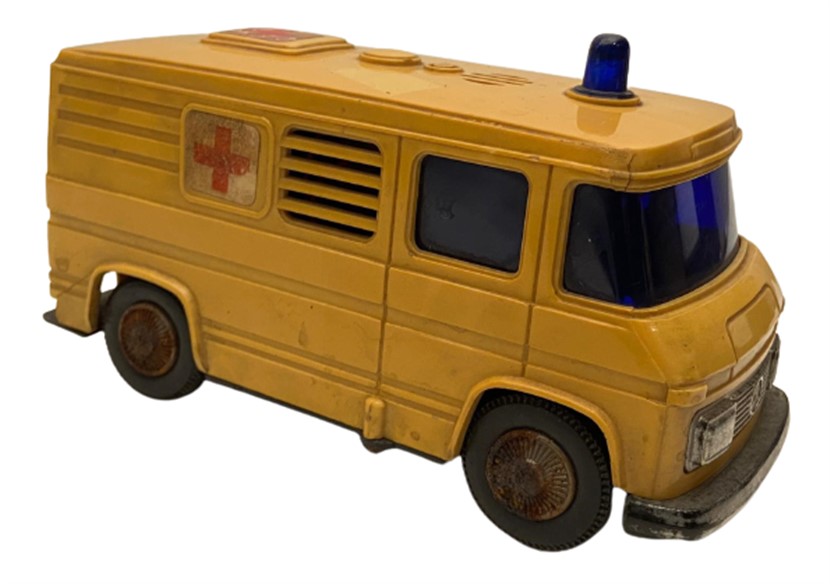 1967  DAIYA JAPAN MERCEDES BENZ 0309 DÜSSELDORFER TRANSPORTER AMBULANS JAPON PİLLİ