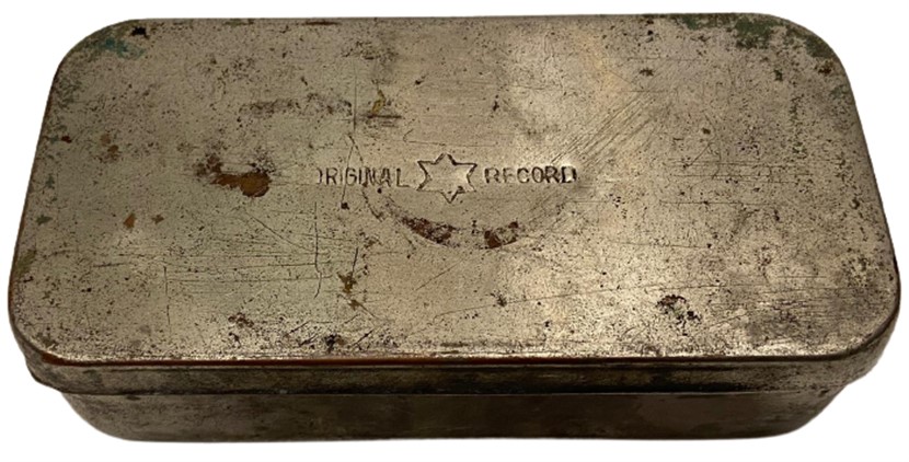 VİNTAGE ALMAN METAL KUTUSUNDA INJECT A STEINACH MARKA 20 ML CAM POMPALI ENJEKTÖR 