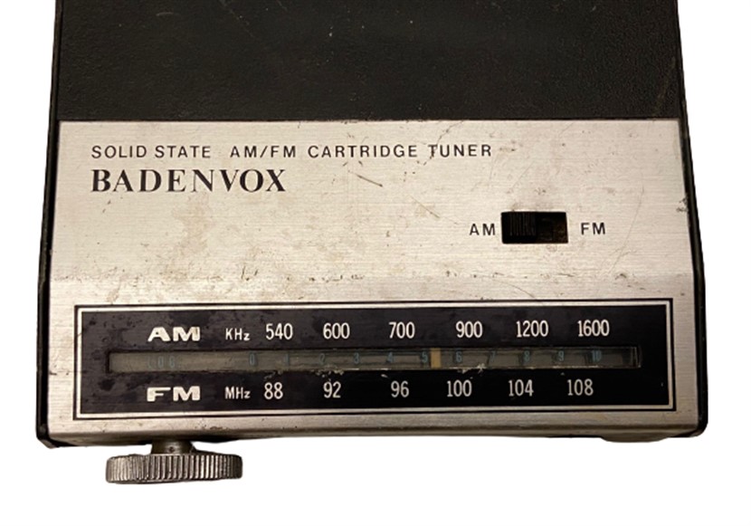 1970 BADEN VOX SOLID STADE AM-FM CARTRİDGE TUNER TEYPLERDE RADYO DİNLEMEK İÇİN ADAPTÖR SOLID STATE AM/FM CARTRIDGE TUNER RADYO