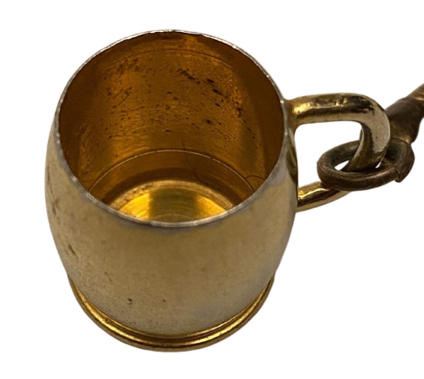 BİRA KUPASI BARDAĞI ŞEKLİNDE PİRİNC ANAHTARLIK