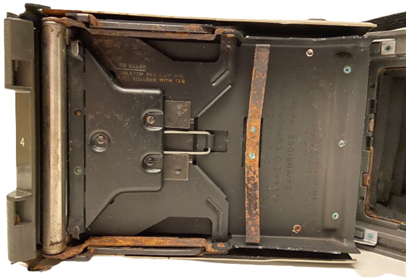 DARKEN LIGHTEN LAND CAMERA POLAROID AUTOMATIC 104 KÖRÜKLÜ FOTOĞRAF MAKİNESİ