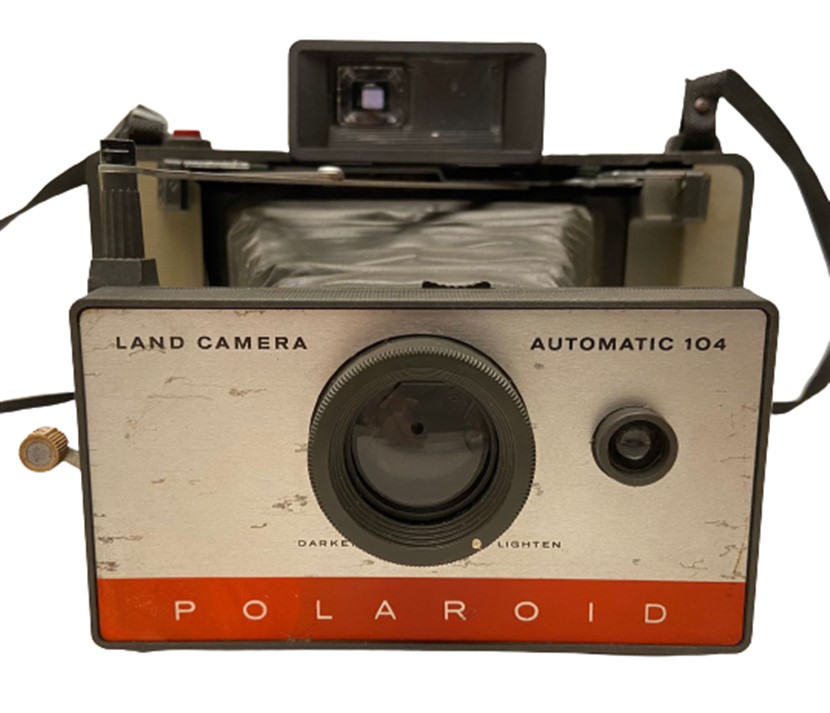 DARKEN LIGHTEN LAND CAMERA POLAROID AUTOMATIC 104 KÖRÜKLÜ FOTOĞRAF MAKİNESİ