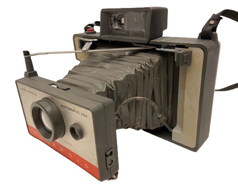 DARKEN LIGHTEN LAND CAMERA POLAROID AUTOMATIC 104 KÖRÜKLÜ FOTOĞRAF MAKİNESİ