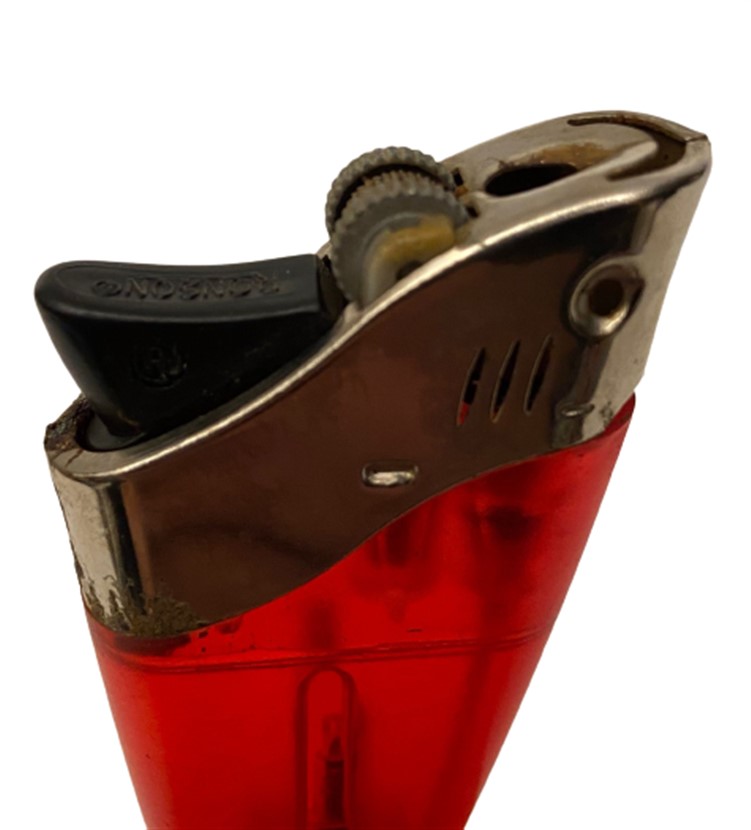 RONSON LİGHTER GAZLI CARKLI CAKMAK TAŞLI KIRMIZI ANAHTARLIK ÇAKMAK