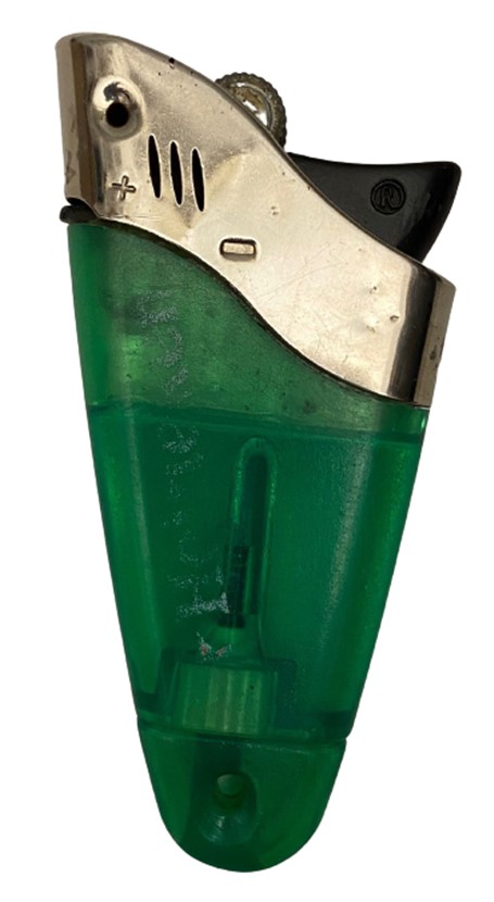 RONSON LİGHTER GAZLI CARKLI MEKANİK CAKMAK TAŞLI YEŞİL RENKDE  ANAHTARLIK ÇAKMAK